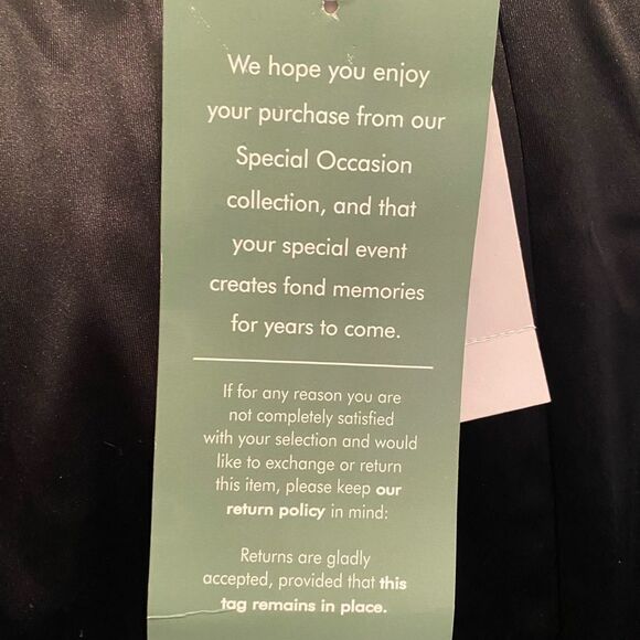 Elegant Black Wrap Dress - Picture 10 of 11